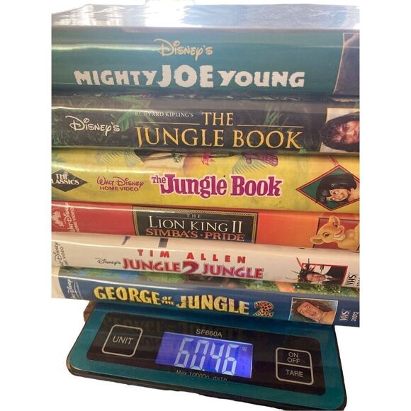 Lot of 5 Disney Movies Lion King Jungle Book VHS Tape Vintage Movie 80s 90s Y2K - Picture 3 of 3